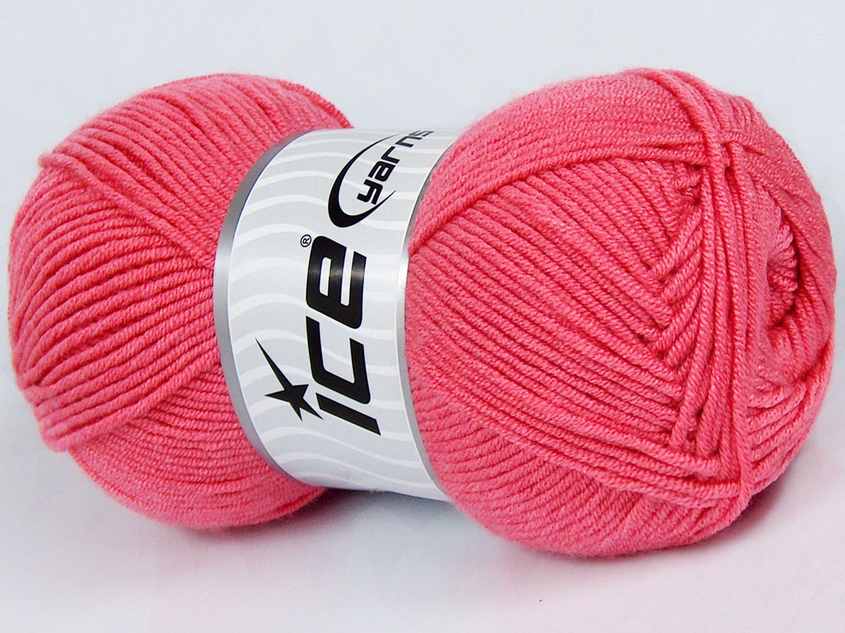 Zuurstokroze Baby Garens 4x100gr