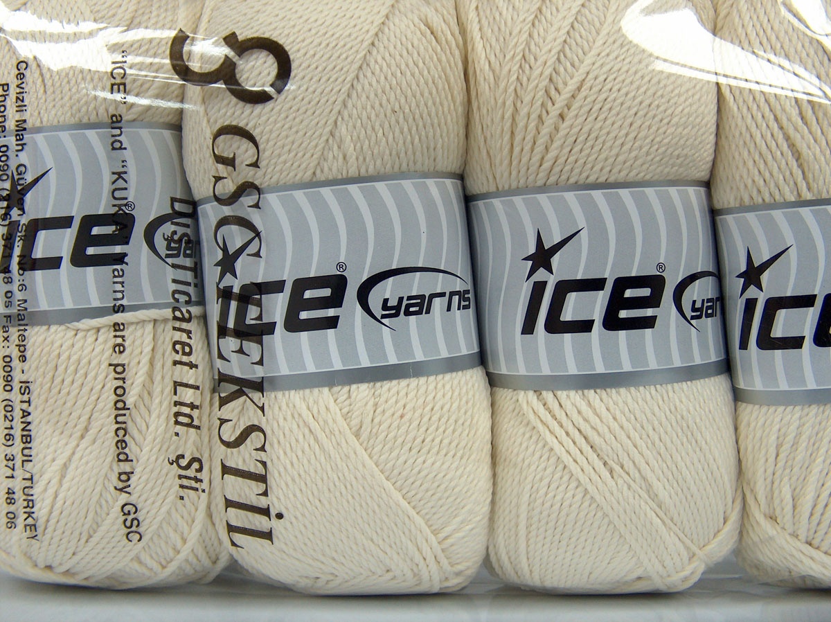 Ecru Basic – Plain Yarns 4x100gr