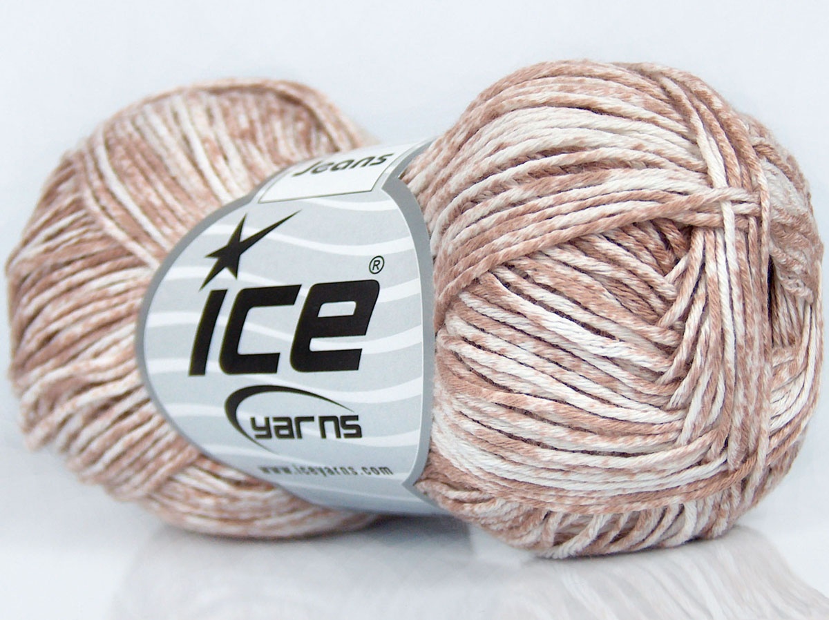 Wit|Licht Bruin Lente Zomer Garens 8x50gr