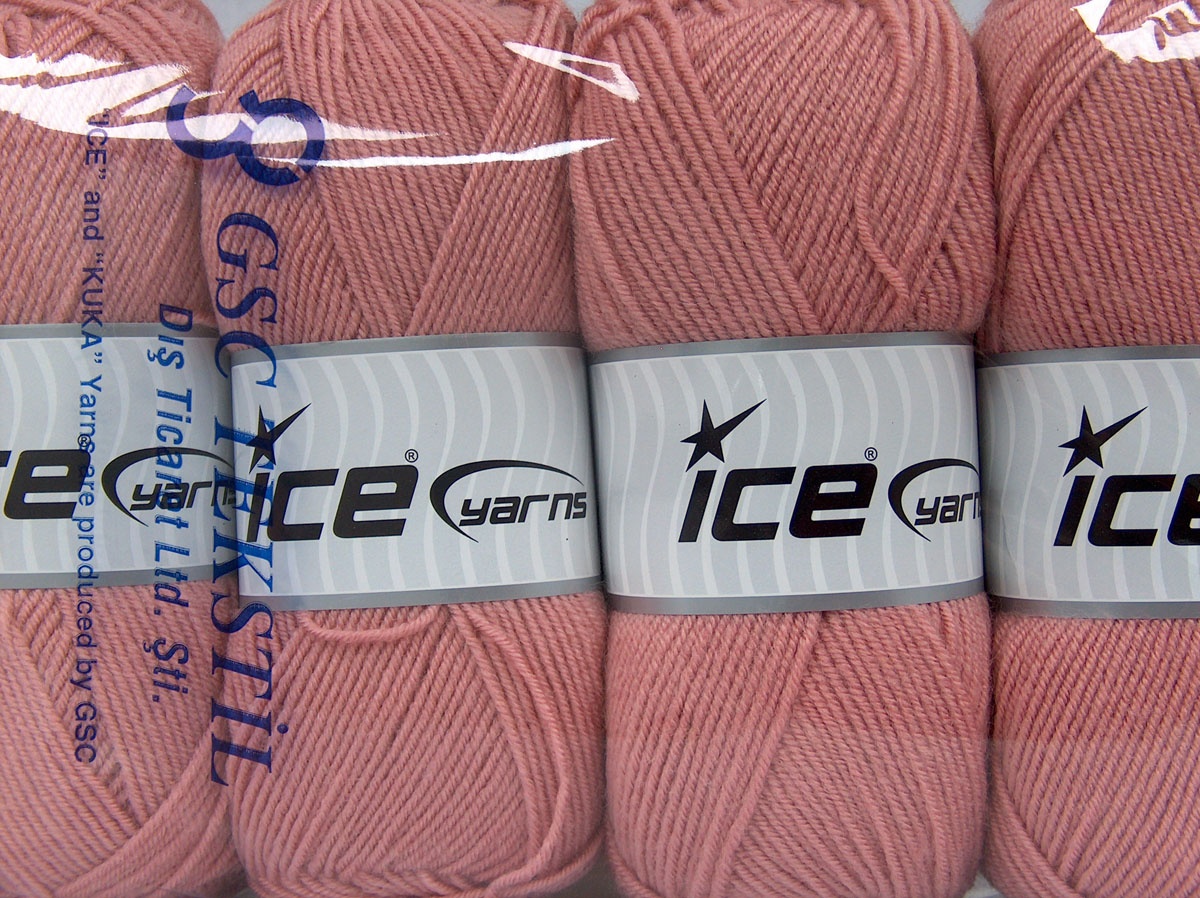 Licht Roze Herfst Winter Garens 4x100gr