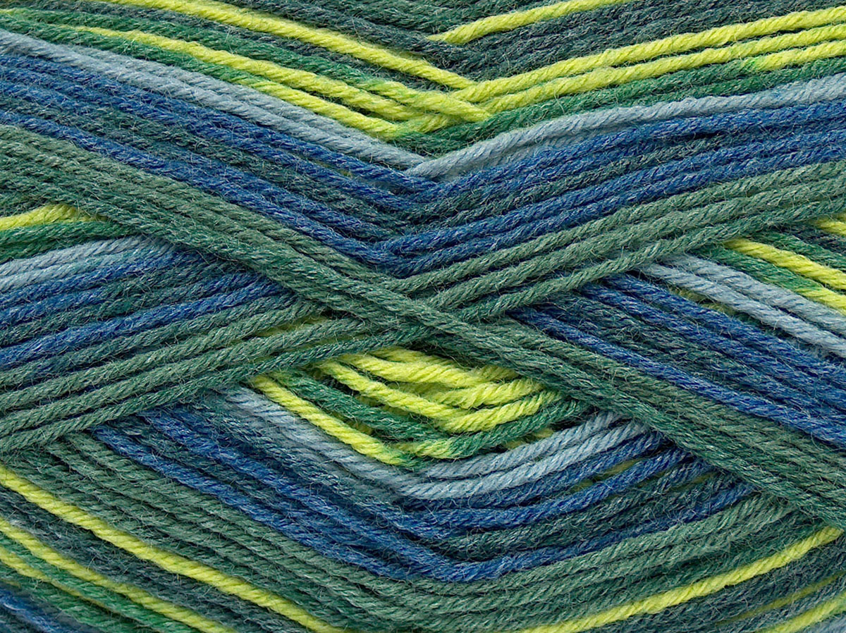 Licht Grijs|Groen Tinten|Jeans Blauw Sokkengarens 2x150gr