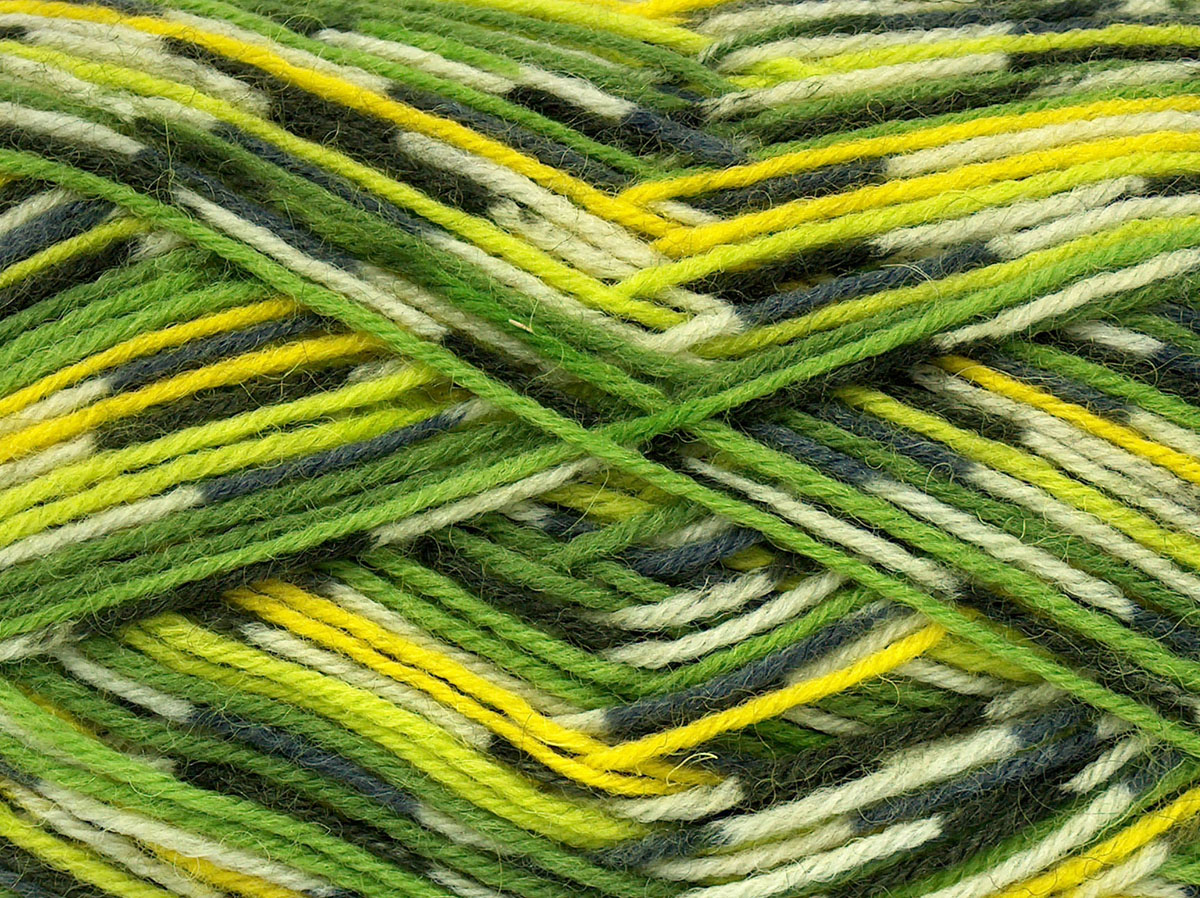 Zwart|Groen Tinten Closeout Yarns 8x50gr