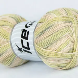 Groen Tinten|Crème Tinten Sokkengarens 4x100gr