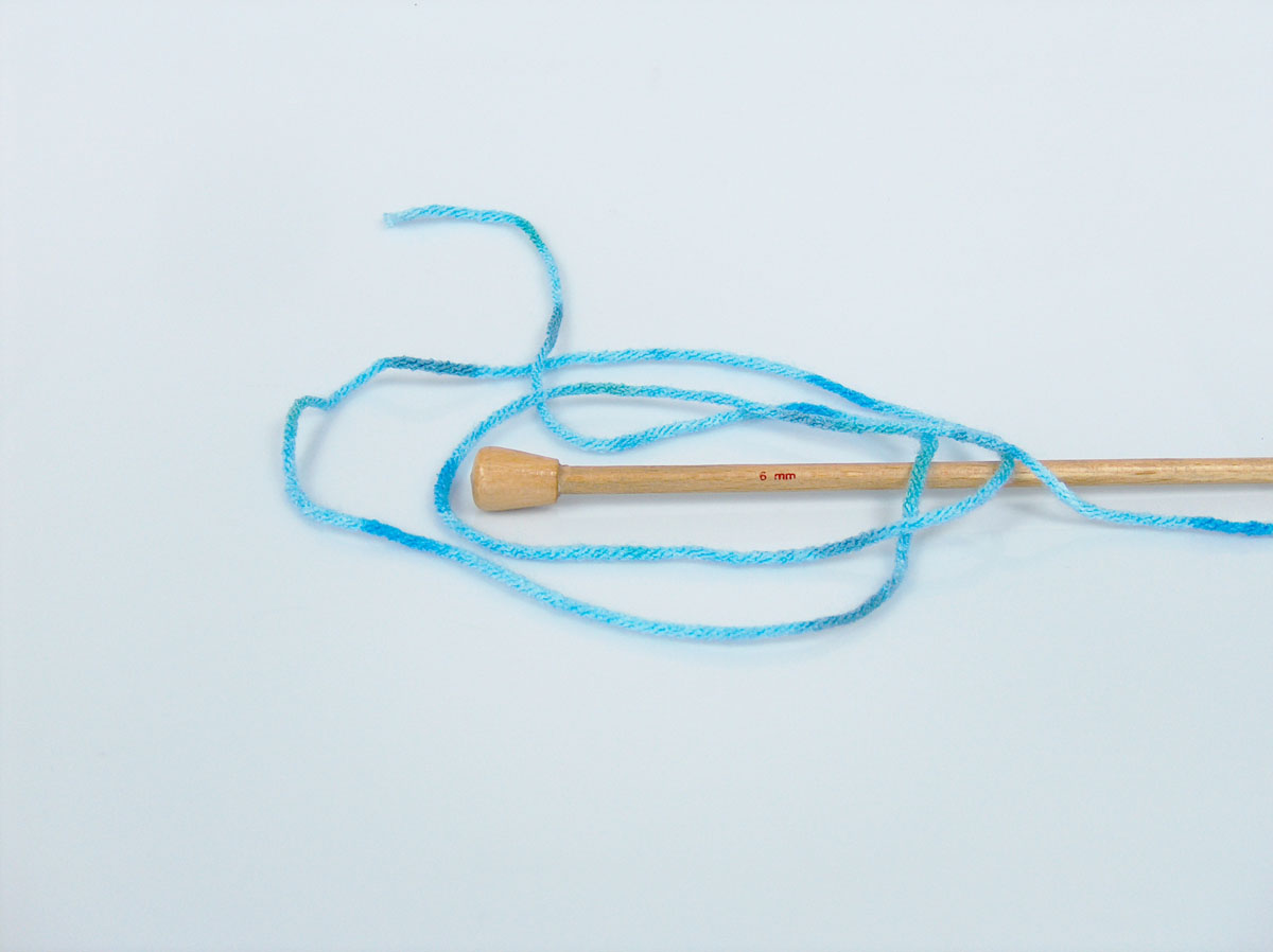 Licht Groen|Blauw Tinten Zelfstrepende Garens 4x100gr