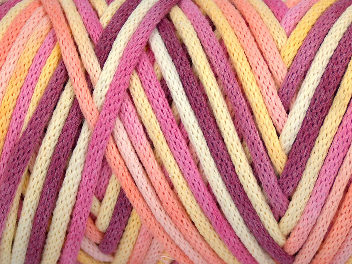 Roze|Oranje|Geel Crochet Embroidery NeedleCraft HandCraft 1xgr