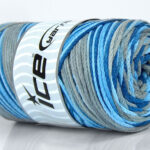 Blauw Tinten|Grijs Tinten Crochet Embroidery NeedleCraft HandCraft 1xgr