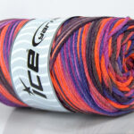 Roze|Paars|Oranje|Kastanjebruin Crochet Embroidery NeedleCraft HandCraft 1xgr