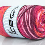 Oranje|Kastanjebruin|Roze tinten Crochet Embroidery NeedleCraft HandCraft 1xgr