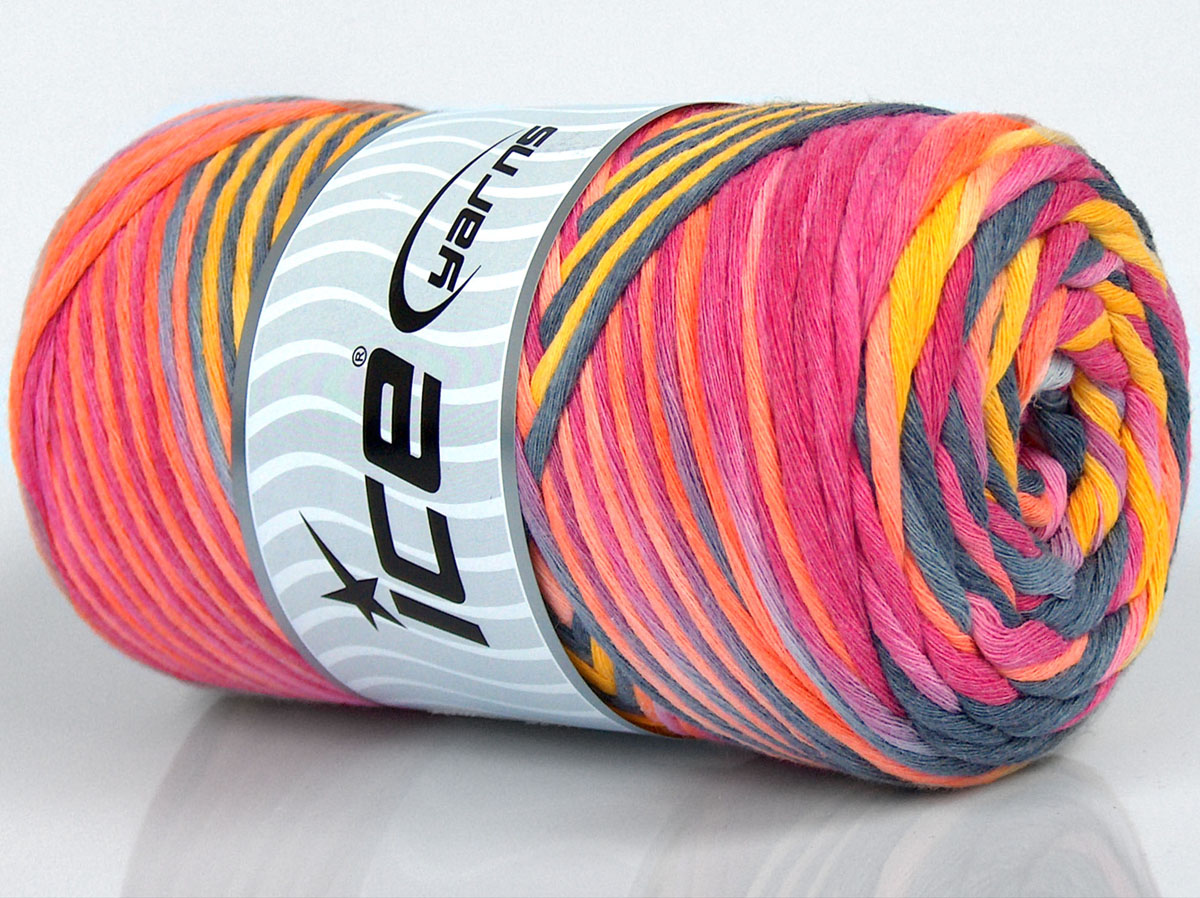 Roze|Oranje|Geel|Licht Grijs Lente Zomer Garens 1xgr