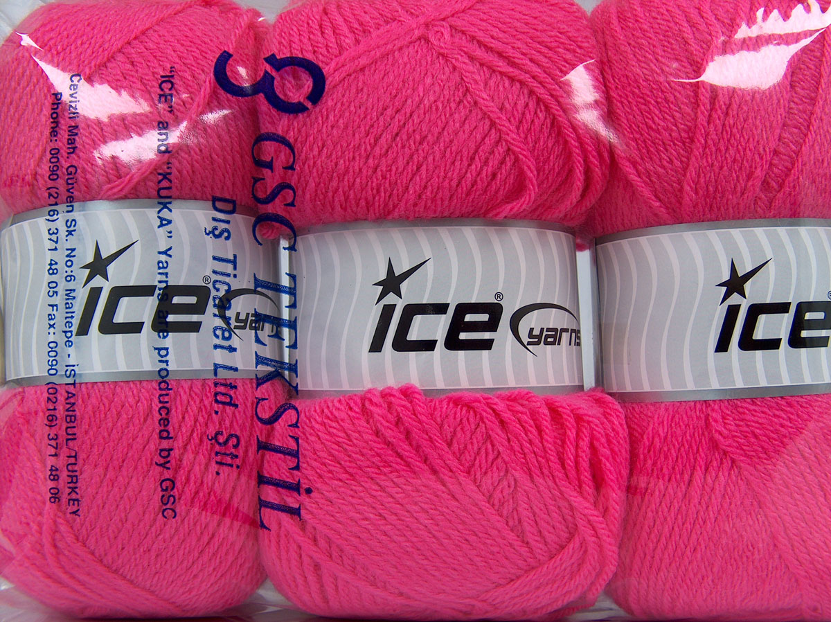 Roze Closeout Yarns 3x125gr