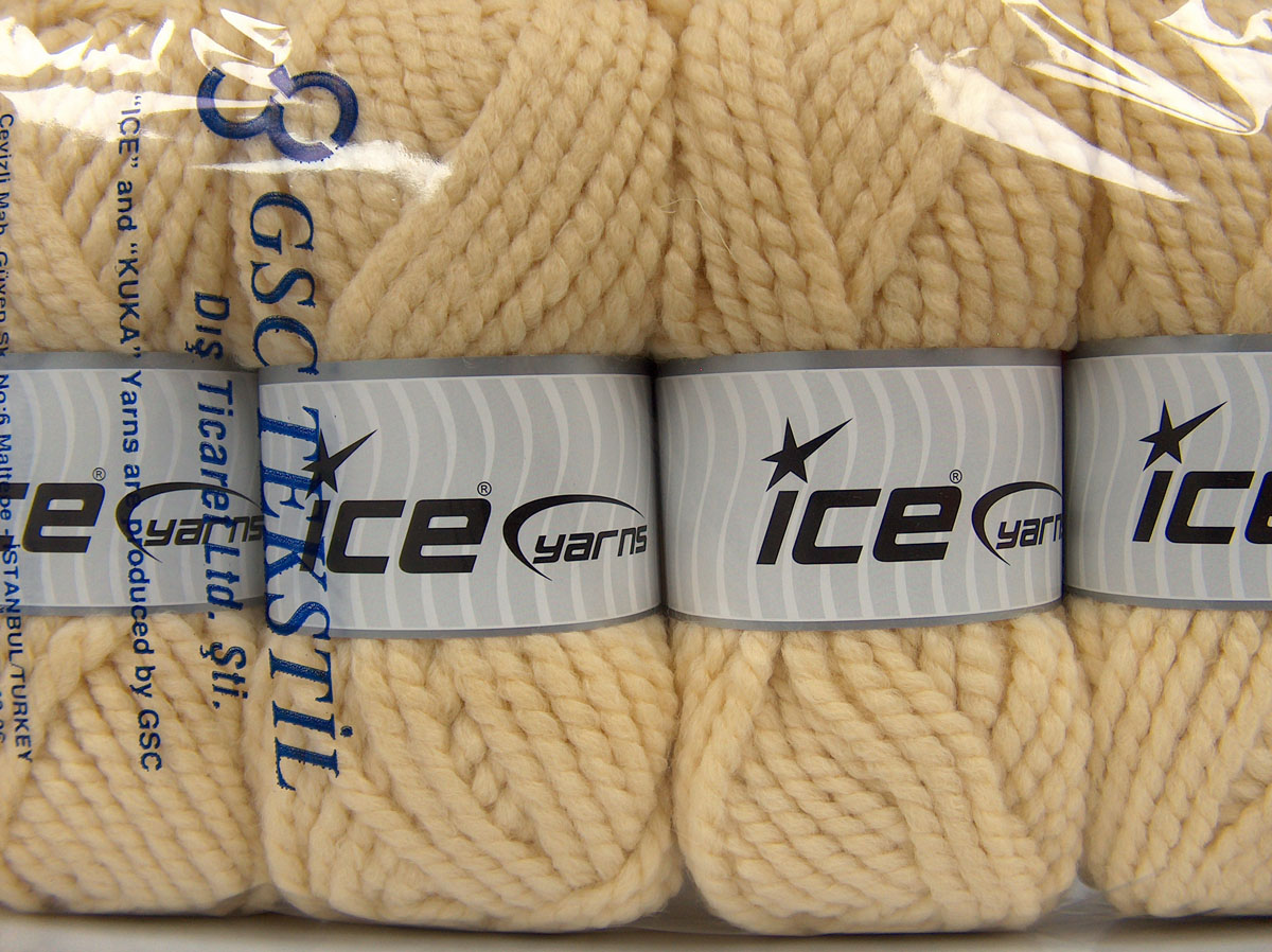 Donker Crème Closeout Yarns 4x90gr