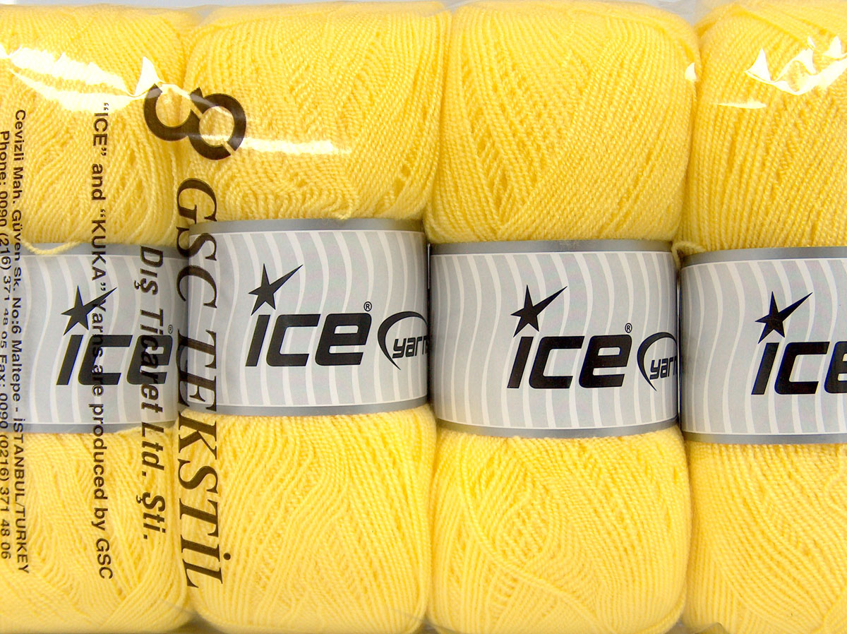 Geel Closeout Yarns 4x90gr