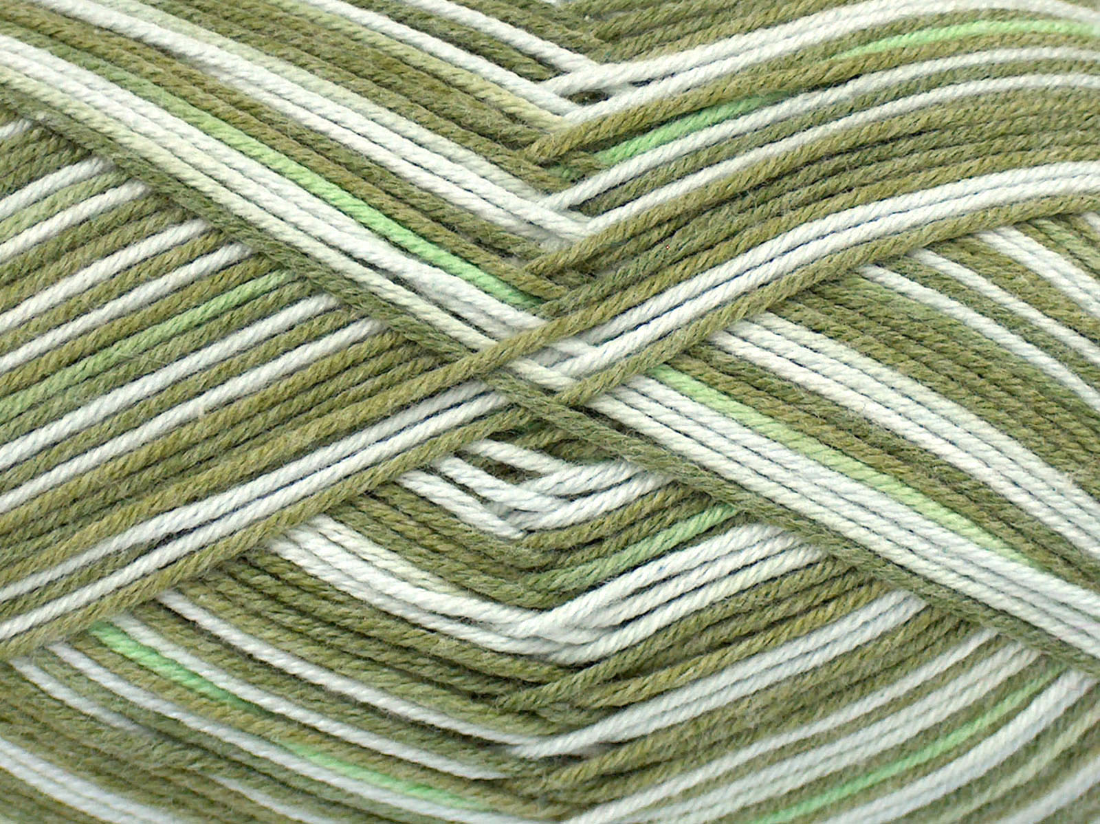 Crème|Groen Tinten Baby Garens 6x50gr