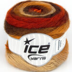 Bruin|Crème|Goud|Koper Cakes Yarns 4x100gr