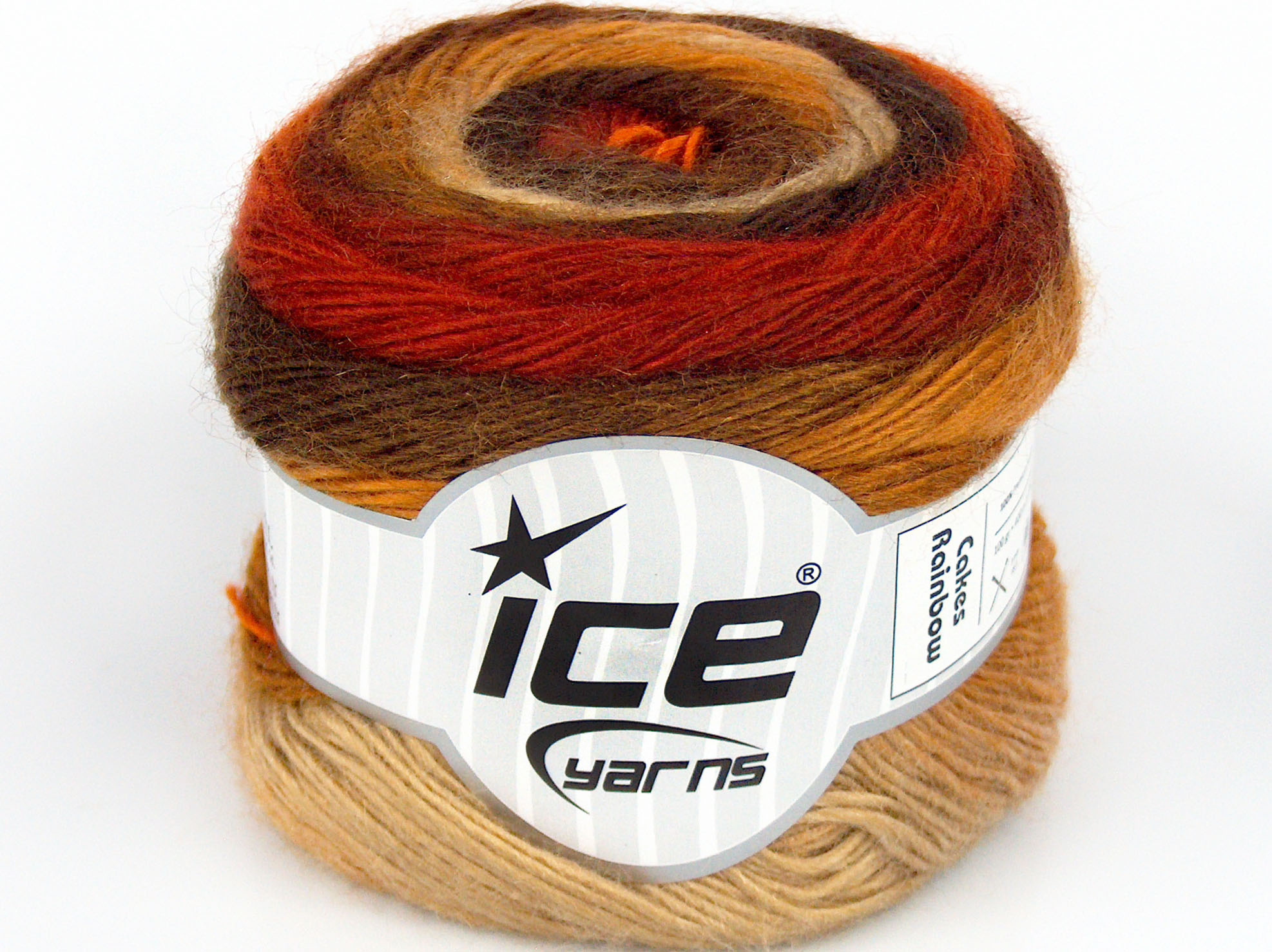 Bruin|Crème|Goud|Koper Cakes Yarns 4x100gr