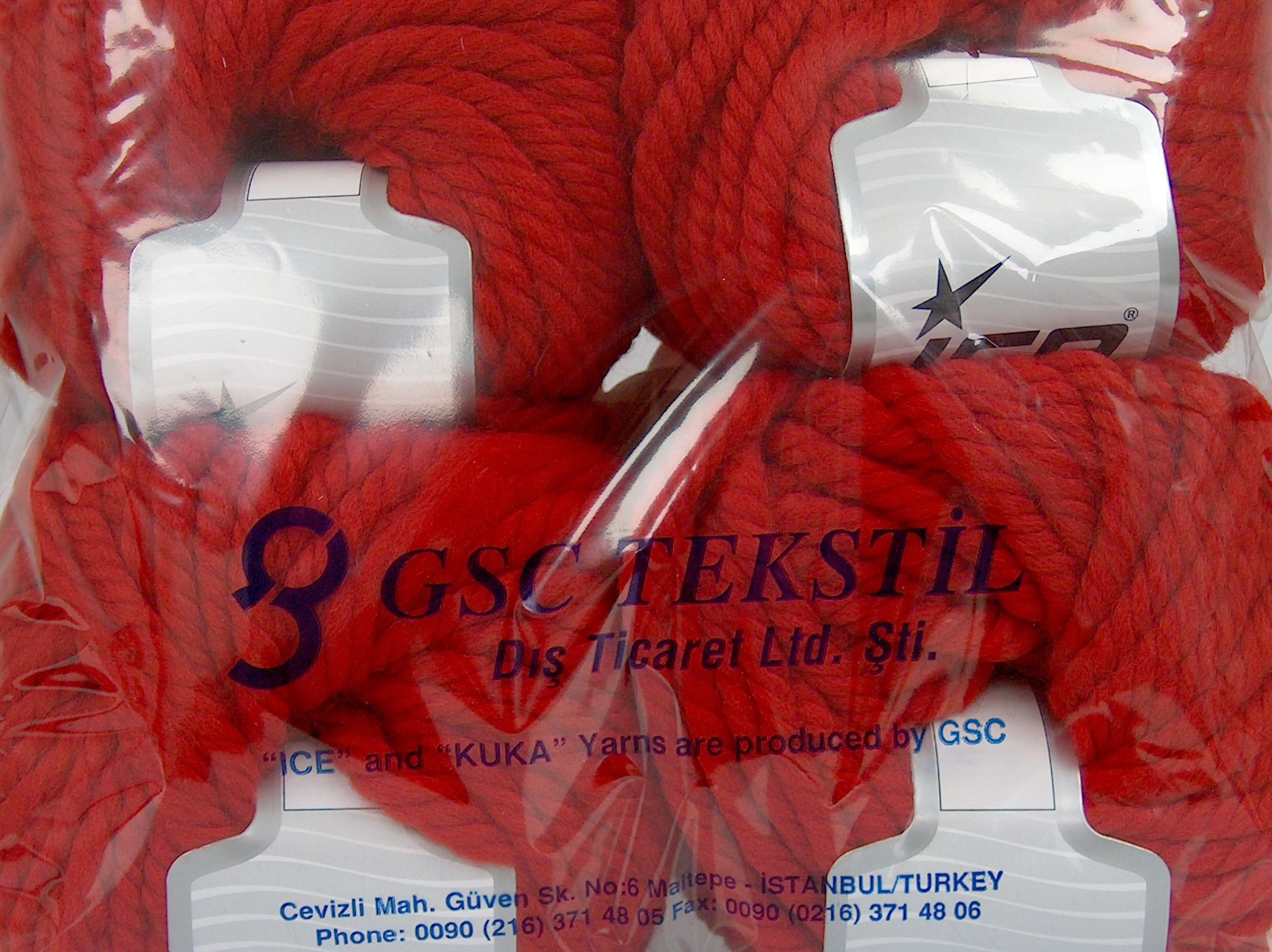 Rood Limited Edition Luxury Yarns 4x100gr naalddikte 10-12mm