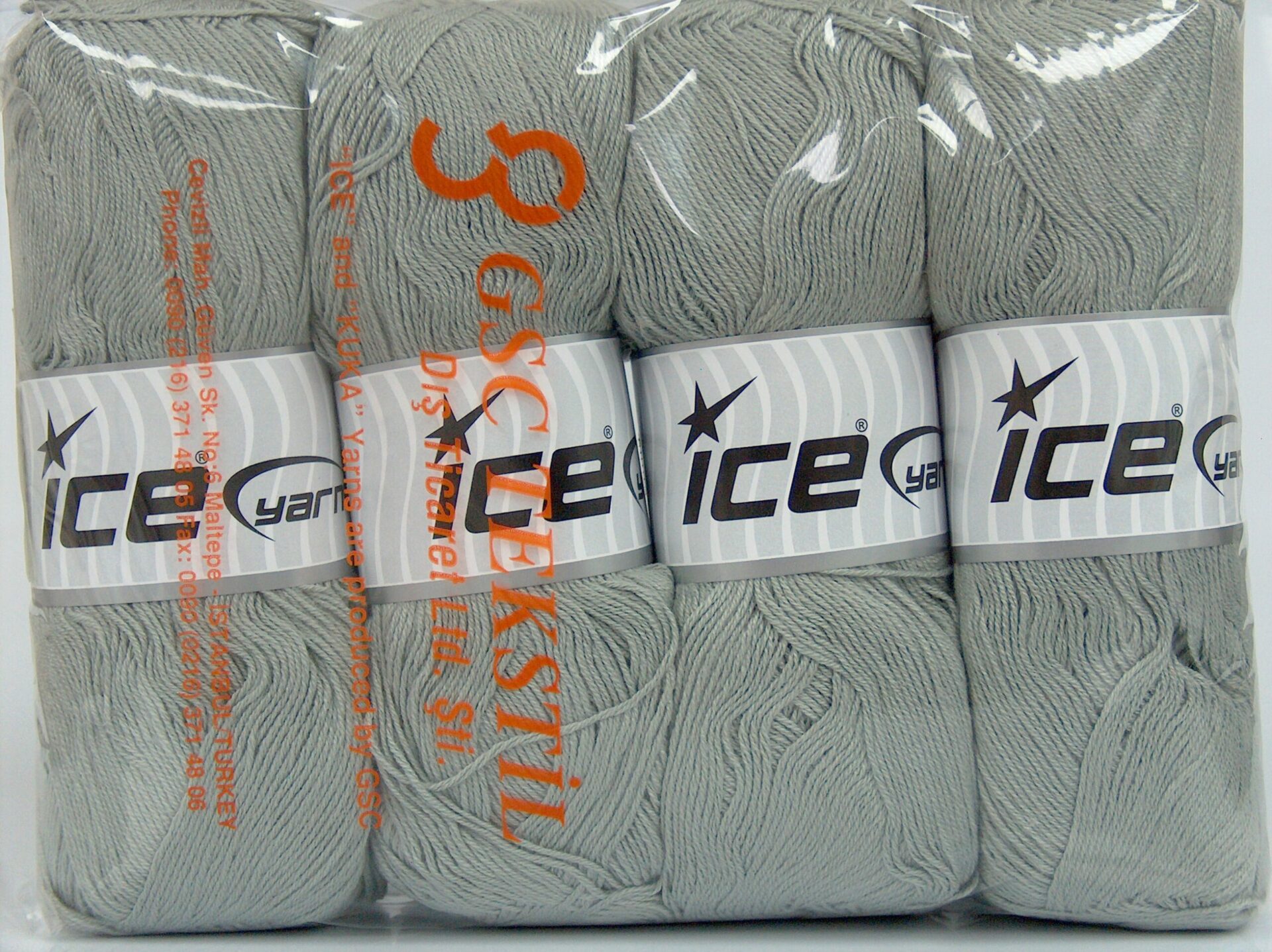 Grijs Lente Zomer Garens 4x100gr