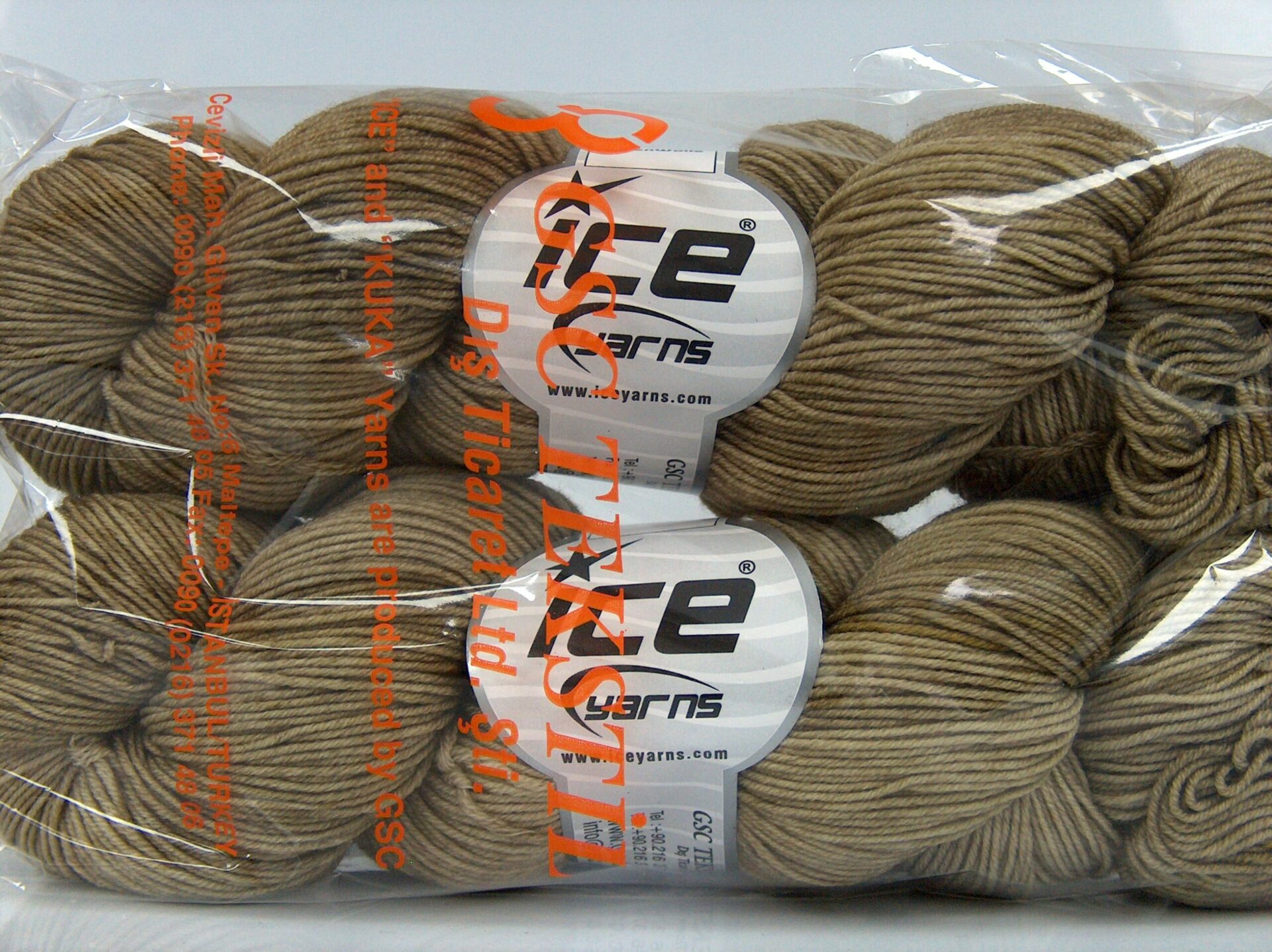 Bleek olijfgroen Luxe Premium Garens 2x100gr