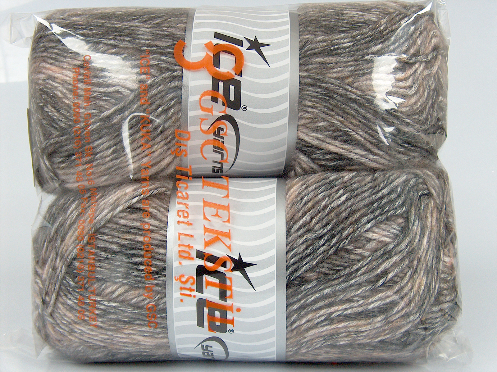 Zwart|Crème|Licht Zalm Herfst Winter Garens 2x150gr