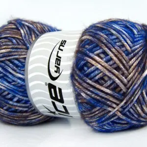 Kastanjebruin|Saksisch blauw Herfst Winter Garens 2x150gr