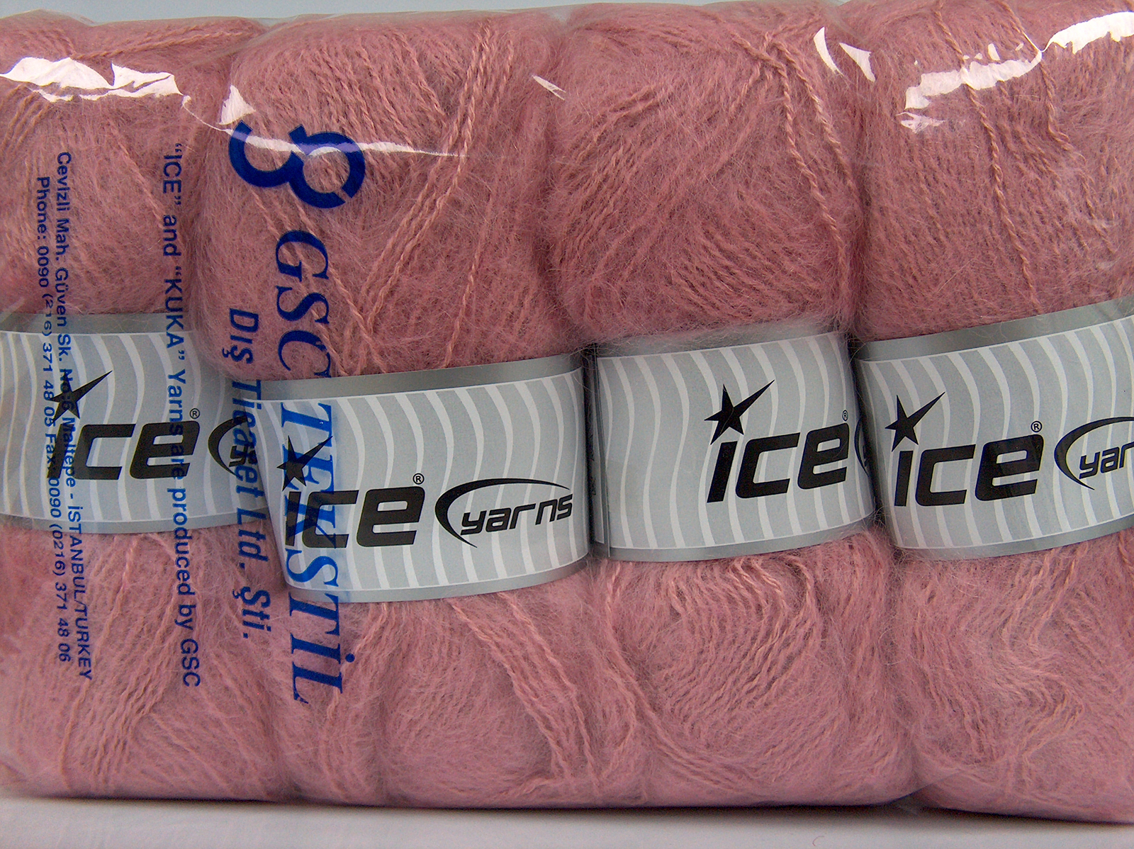 Licht Roze Herfst Winter Garens 4x100gr