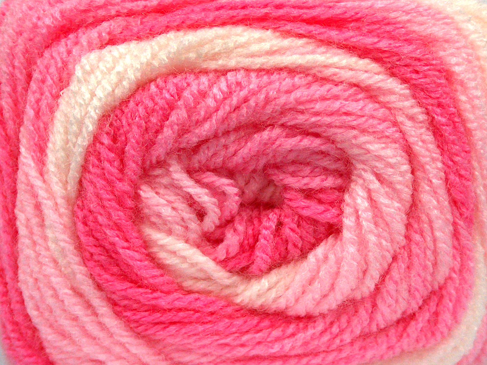 Wit|Roze tinten Baby Garens 4x100gr