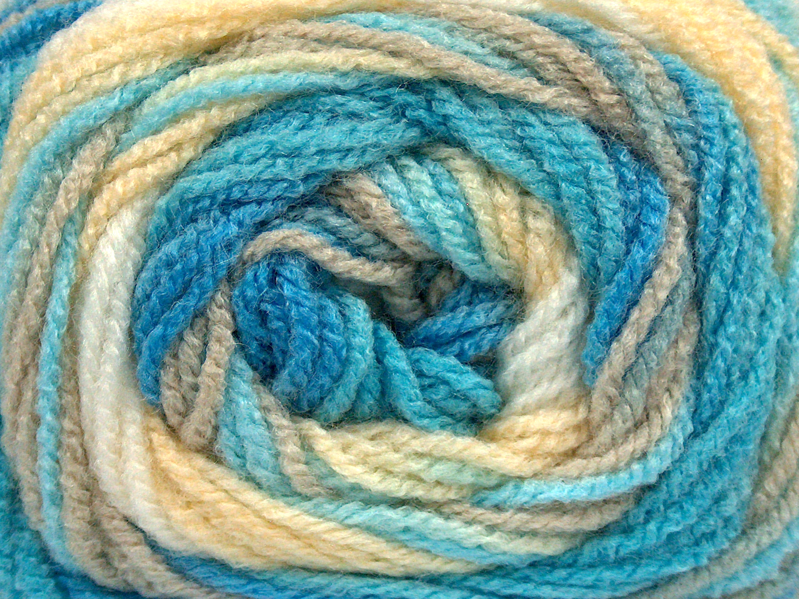 Wit|Crème|Blauw Tinten Baby Garens 4x100gr