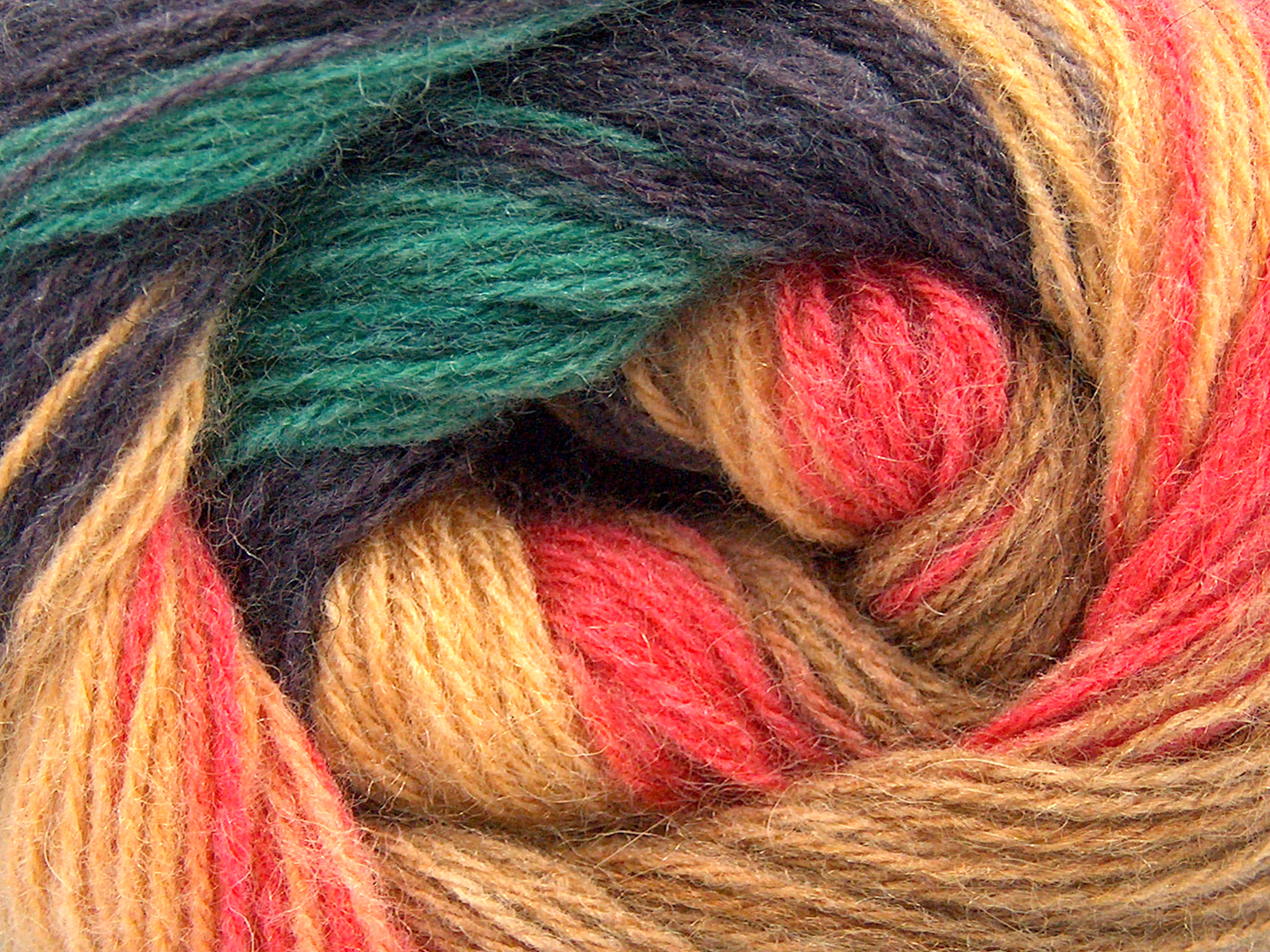 Groen|Roze|Paars|Goud|Kameel Herfst Winter Garens 4x100gr