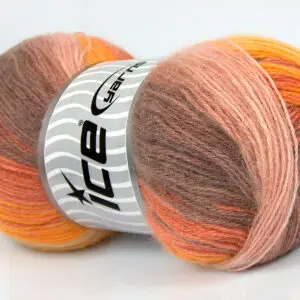 Crème|Goud|Licht Kastanjebruin|Zalm tinten Herfst Winter Garens 4x100gr
