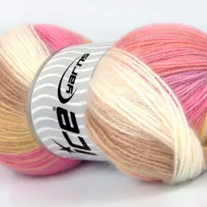 Kameel|Donker Crème|Roze tinten|Ecru Herfst Winter Garens 4x100gr