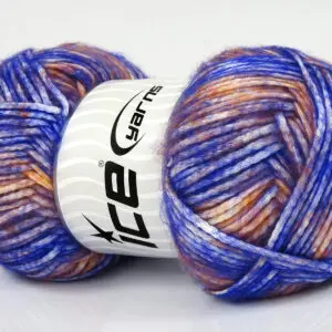 Wit|Zalm|Saksisch blauw Herfst Winter Garens 2x150gr
