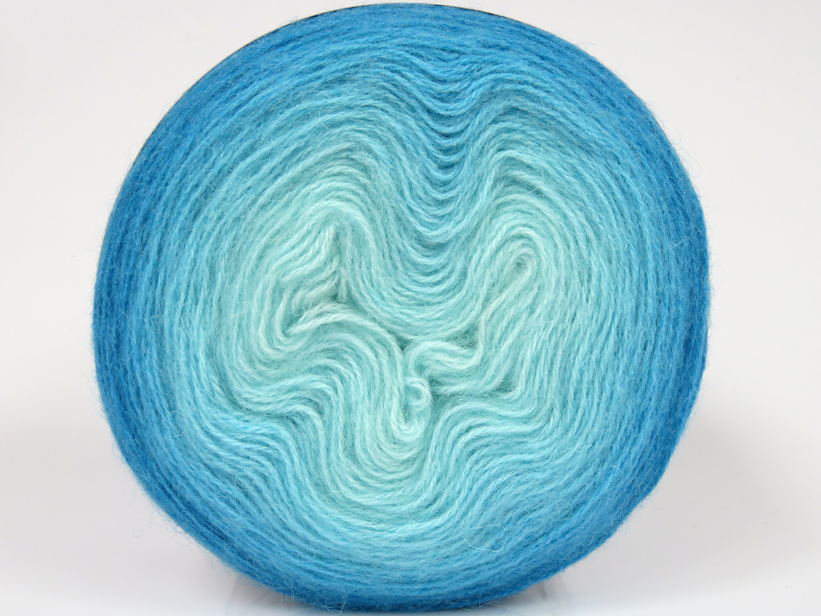 Turkoois tinten Cakes Yarns 2x150gr