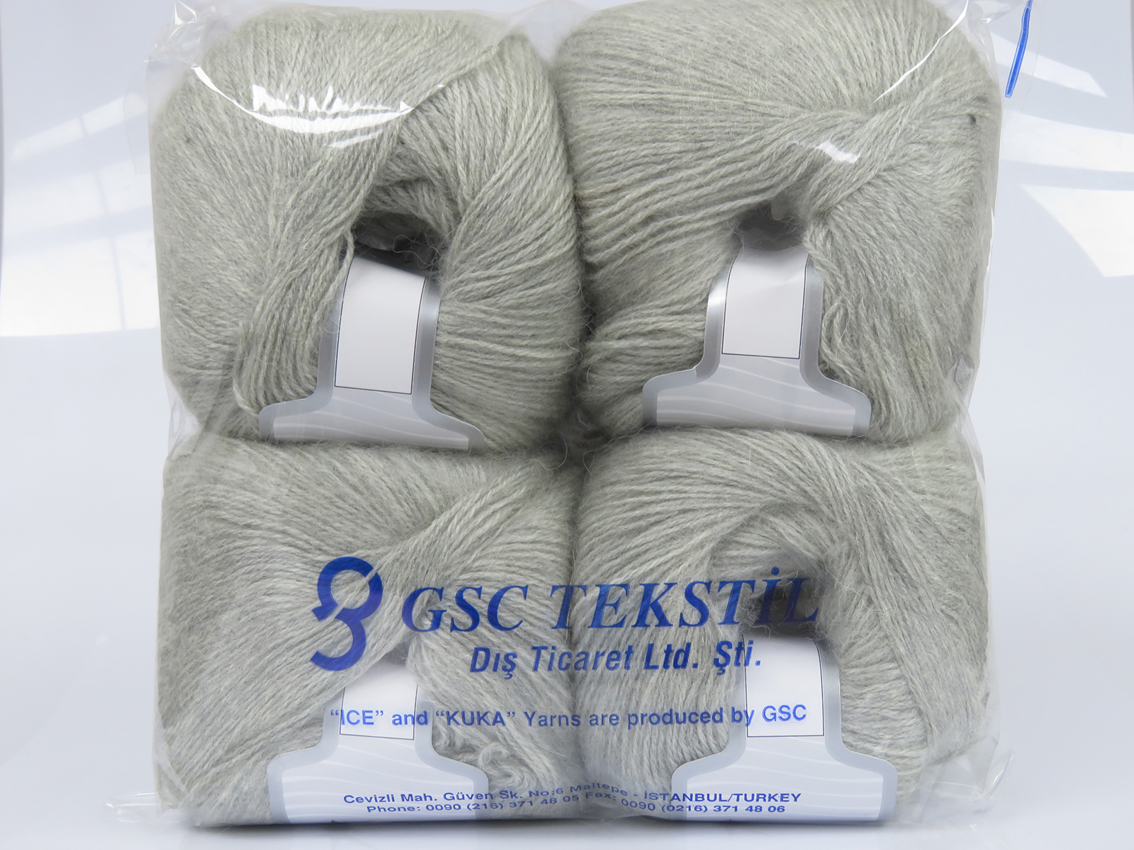 Grijs Herfst Winter Garens 4x100gr