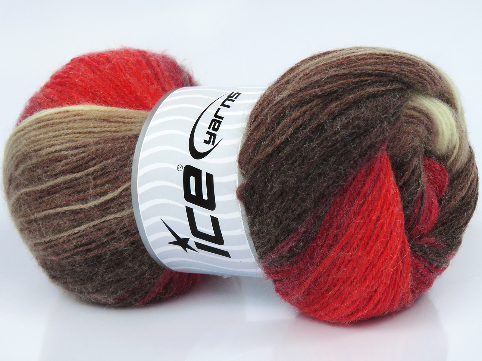 Rood|Crème|Bruin Tinten Herfst Winter Garens 4x100gr