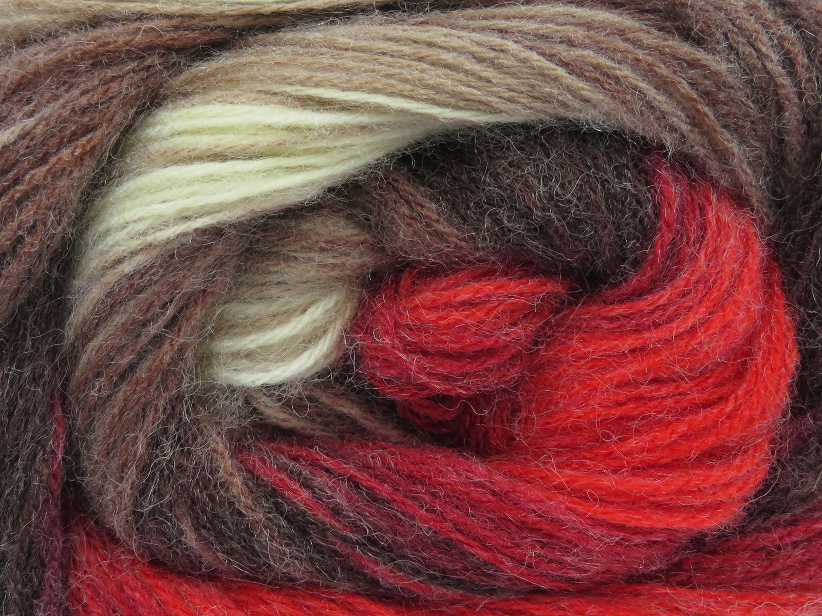 Rood|Crème|Bruin Tinten Herfst Winter Garens 4x100gr