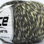 Crème|Donkergrijs Herfst Winter Garens 8x50gr