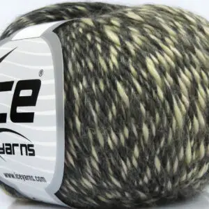 Crème|Donkergrijs Herfst Winter Garens 8x50gr
