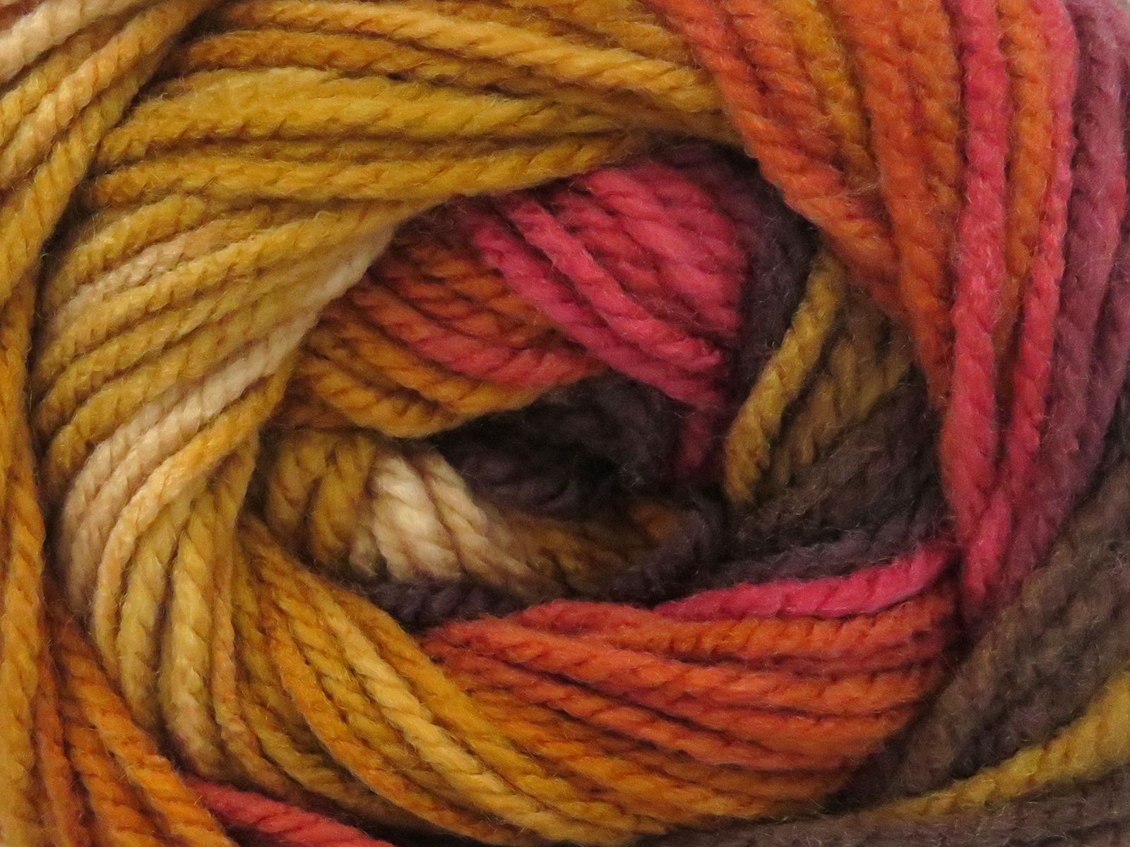 Roze|Paars|Goud|Koper Zelfstrepende Garens 4x100gr