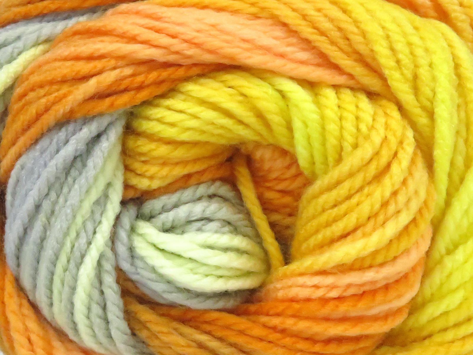 Geel|Goud|Licht Grijs|Zalm Zelfstrepende Garens 4x100gr