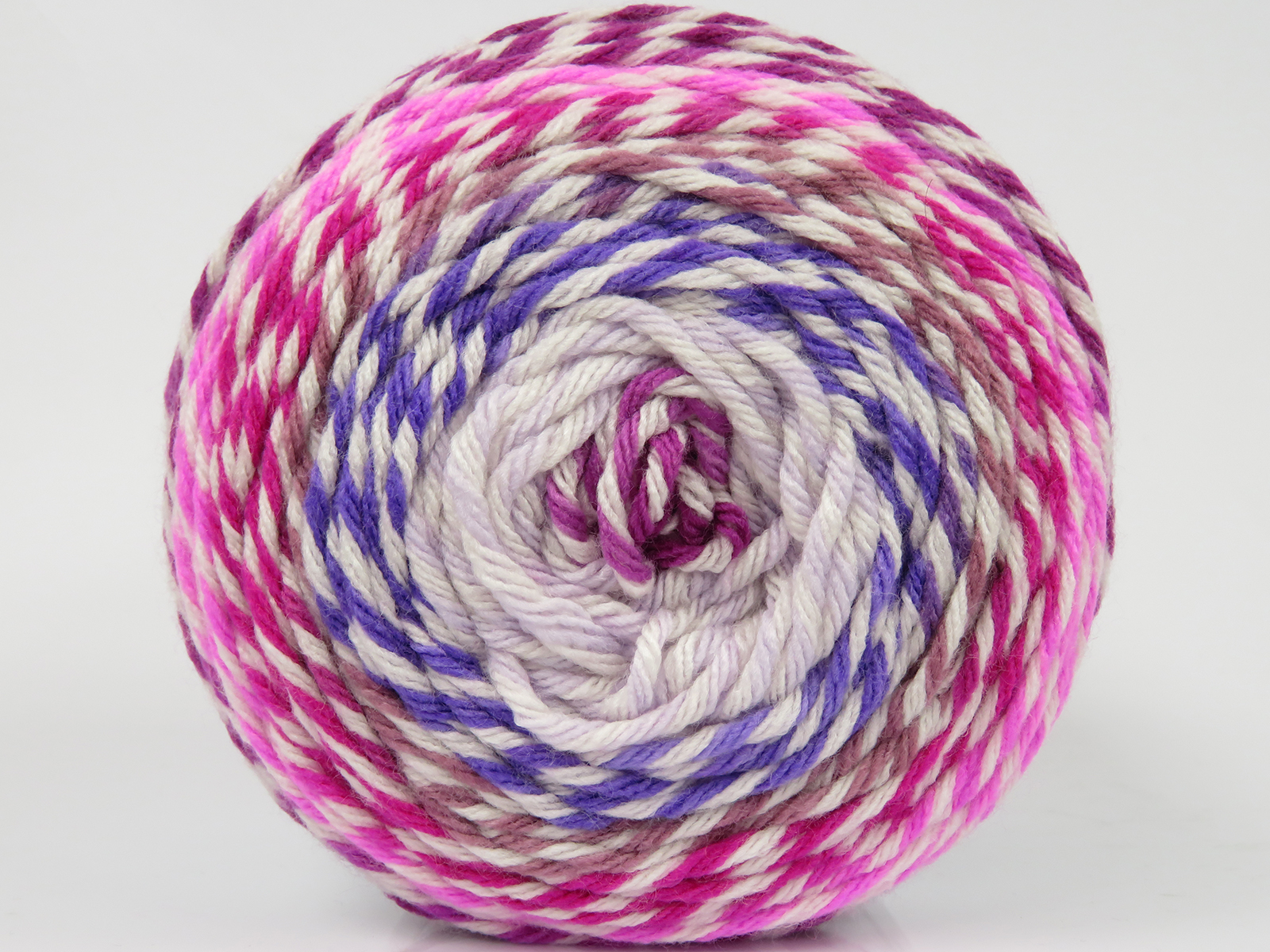 Wit|Paars|Roze tinten Cakes Yarns 2x150gr