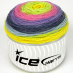 Groen|Roze|Lila|Geel|Blauw Tinten Cakes Yarns 2x150gr