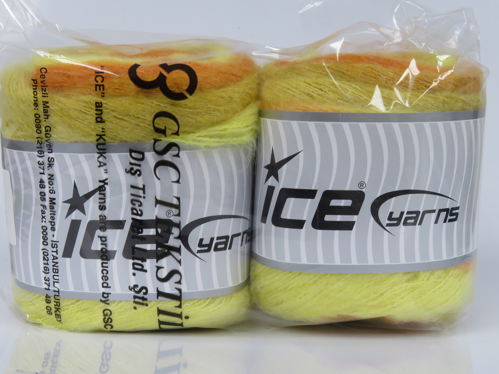 Oranje|Geel|Goud Closeout Yarns 2x150gr