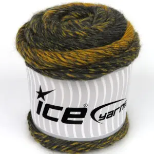 Grijs|Goud Cakes Yarns 2x150gr