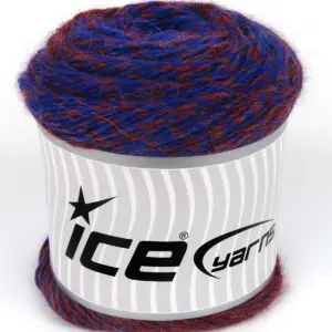 Blauw|Bordeaux Cakes Yarns 2x150gr