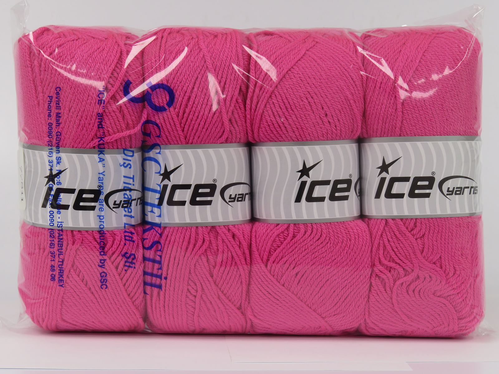 Roze Basic – Plain Yarns 4x100gr