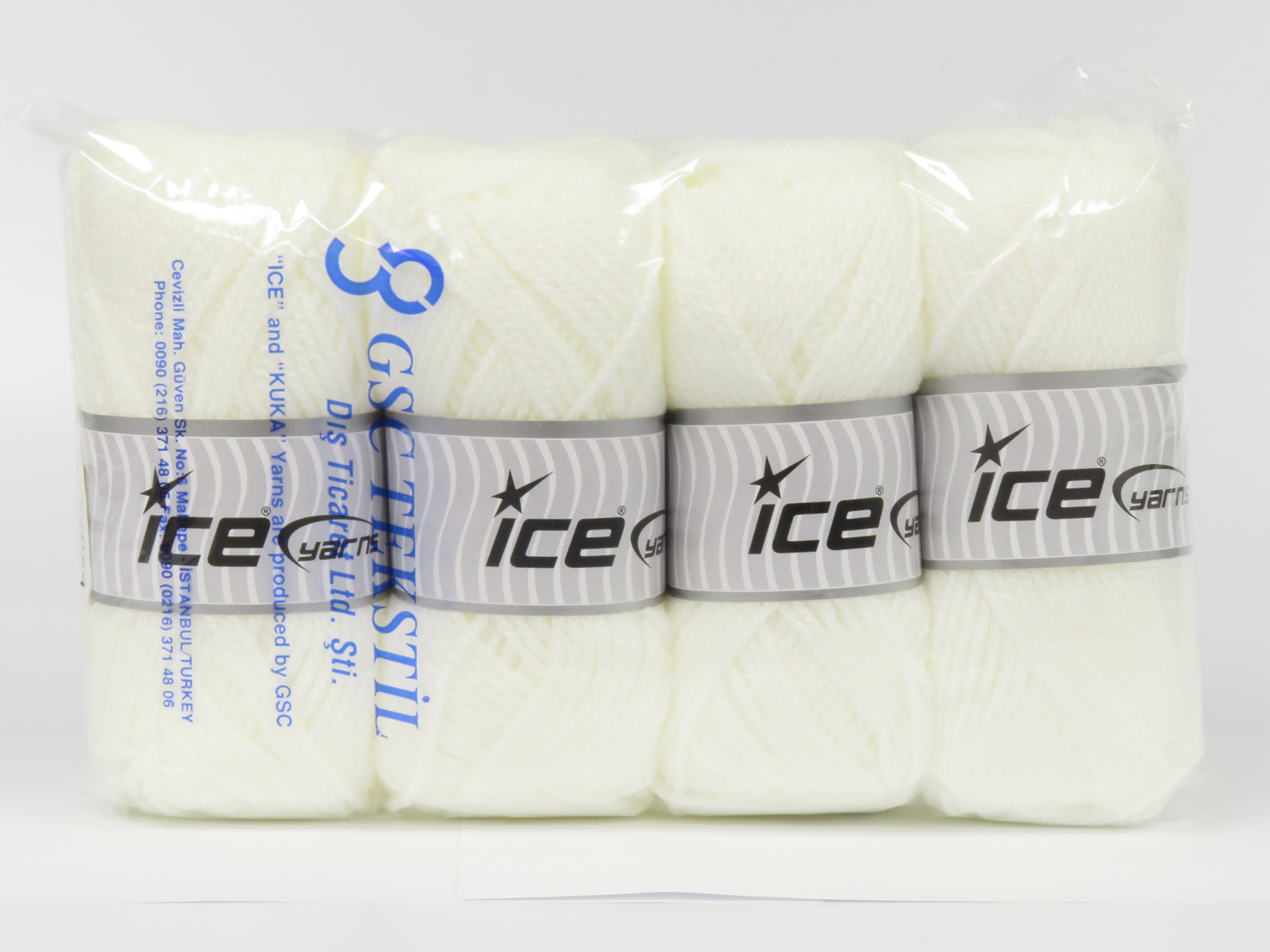 Wit Basic – Plain Yarns 4x100gr