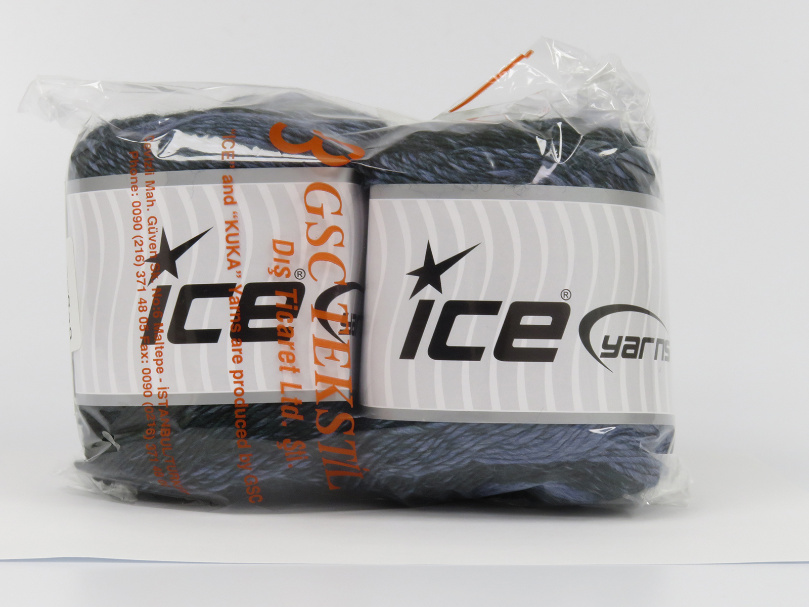 Donkergroen|Jeans Blauw Cakes Yarns 2x150gr