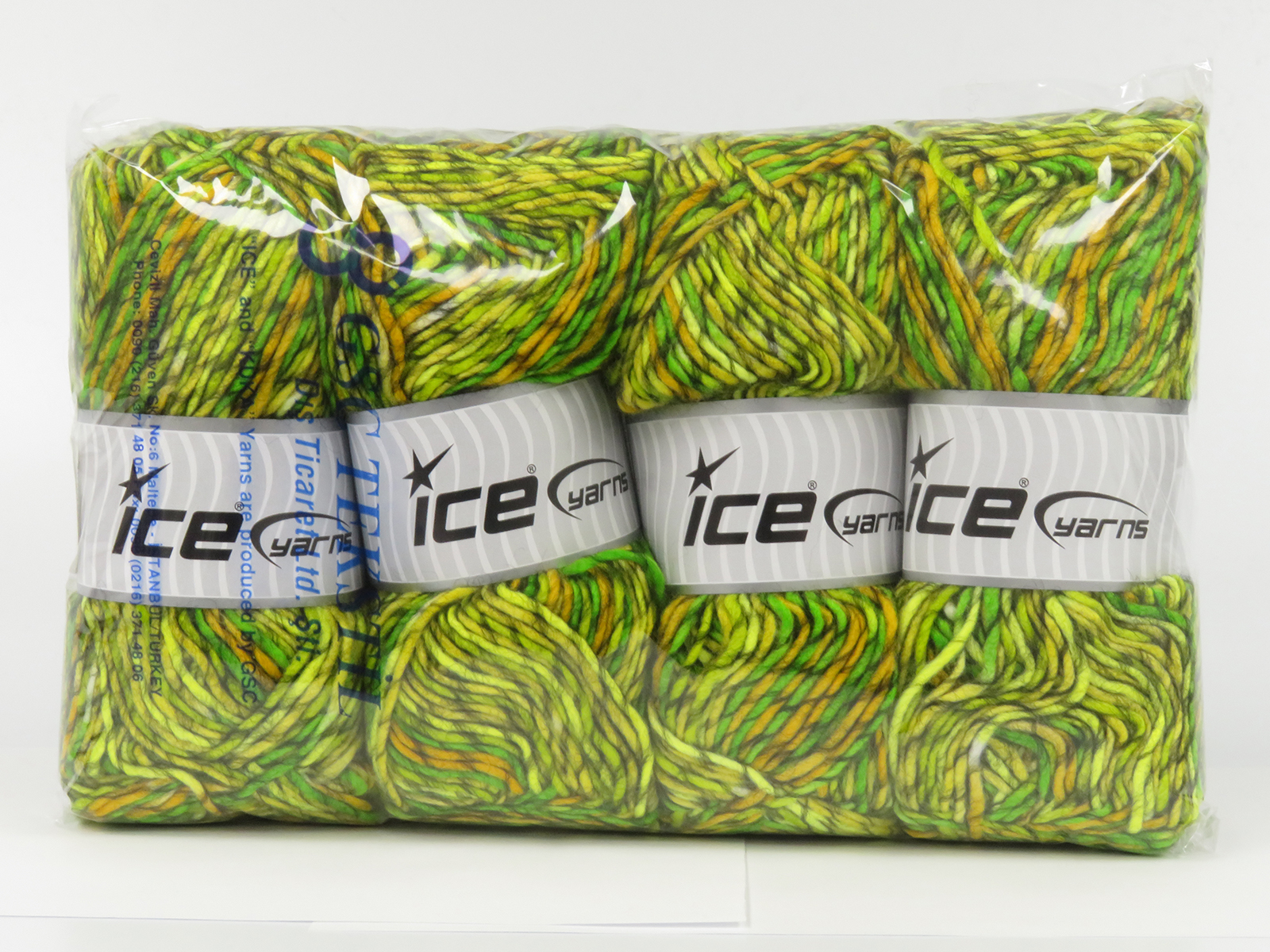 Zwart|Goud|Groen Tinten Herfst Winter Garens 4x100gr
