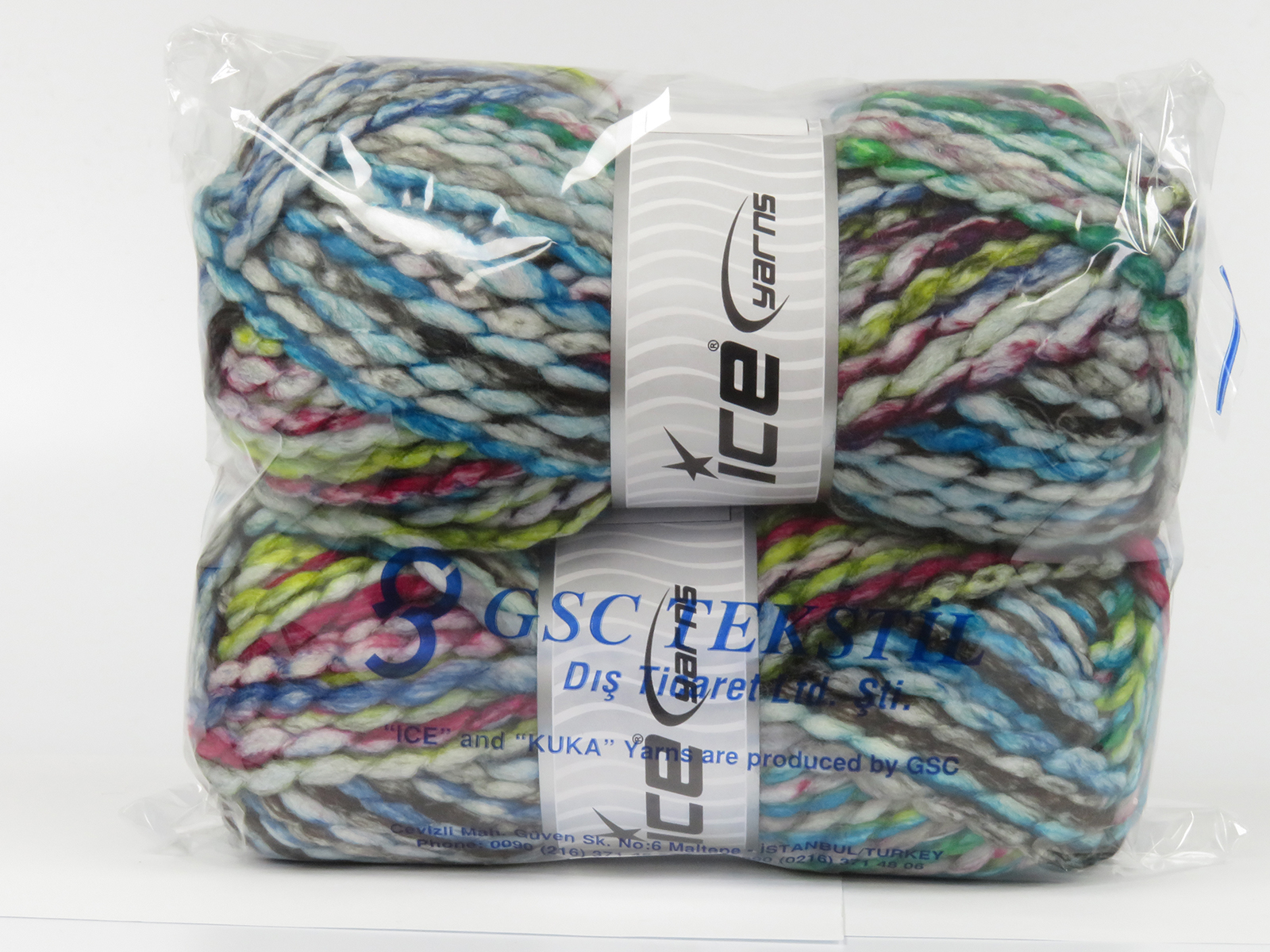Groen|Zwart|Rood|Blauw Tinten Herfst Winter Garens 2x150gr