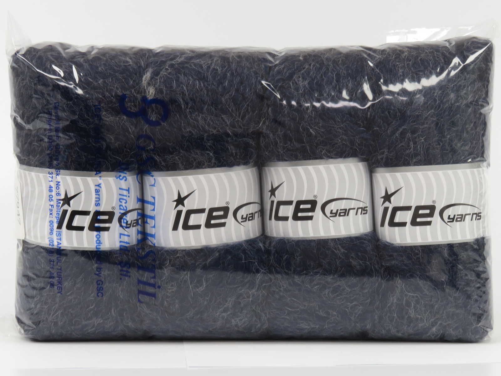 Marine Blauw Alpaca Wol Limited Edition Luxury Yarns 4x100gr